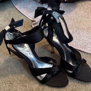 Black Strappy Heels
